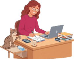Illustration d'un prestataire de services à domicile